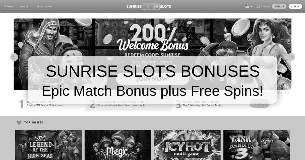 Casino Sunrise Slots Bonuses with Trusted Promo Codes